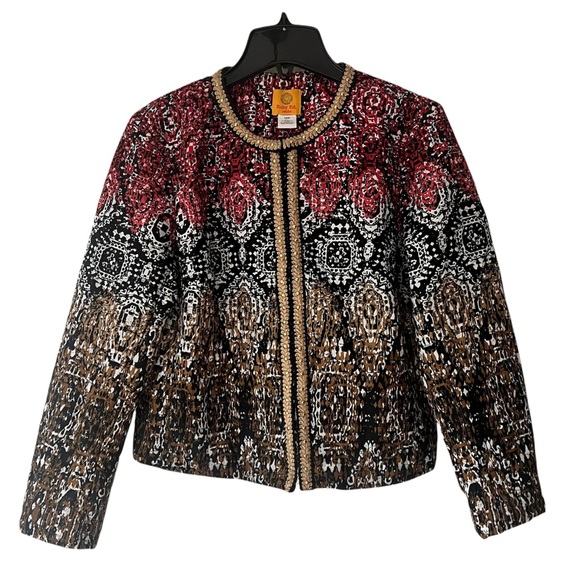 Ruby Rd Jacket Ruby Rd. | Jackets & Coats | Ruby Rd Colorful Medallion Cotton ...